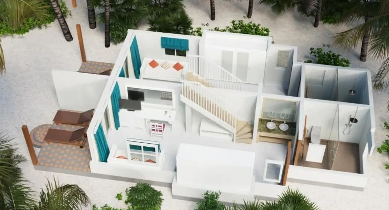 Duplex Garden Bungalow фото 6. Cinnamon Dhonveli Maldives